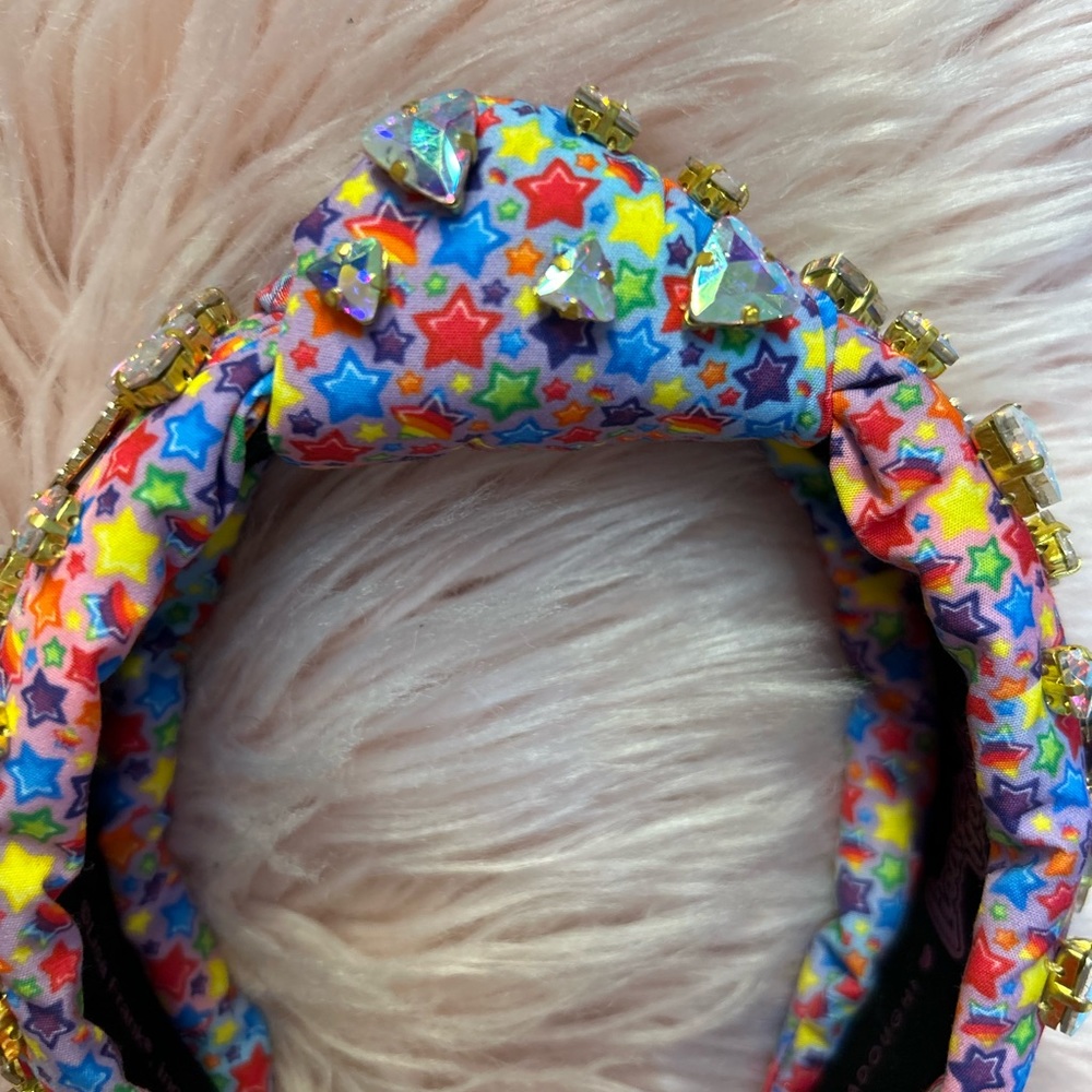 Limited Edition Lele Sadoughi x Lisa Frank iridescent crystal unicorn headband - Picture 7 of 10